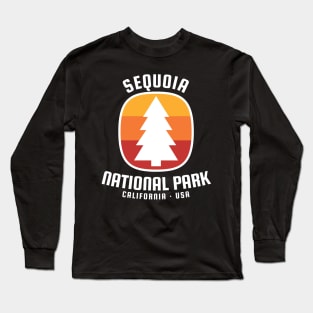 Sequoia National Park Retro Long Sleeve T-Shirt